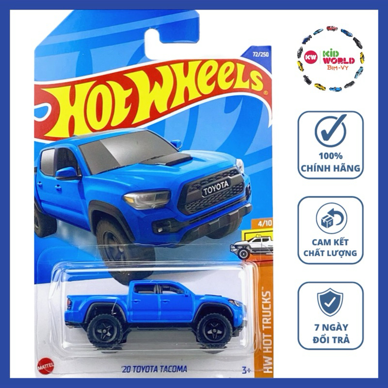 Xe mô hình Hot Wheels basic Bán tải '20 Toyota Tacoma HCT18.