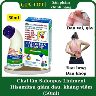 (50ml) Lăn Salonpas Liniment Hisamitsu Xoa Bóp Nhức Mỏi- Date 2026