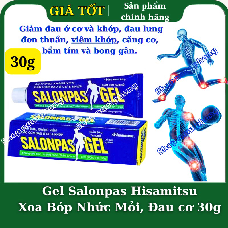 Gel Salonpas Histamitsu Xoa Bóp Nhức Mỏi Chính Hãng
