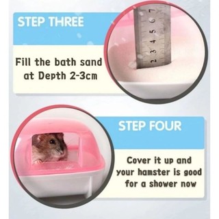 Nhà tắm nhỏ hamster
