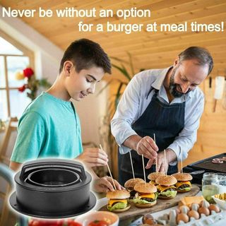 {Đủ Mẫu} Khuôn Ép Thịt Làm Bánh Hamburger Chống Dính Hình Tròn - cơm, xôi..đa dụng