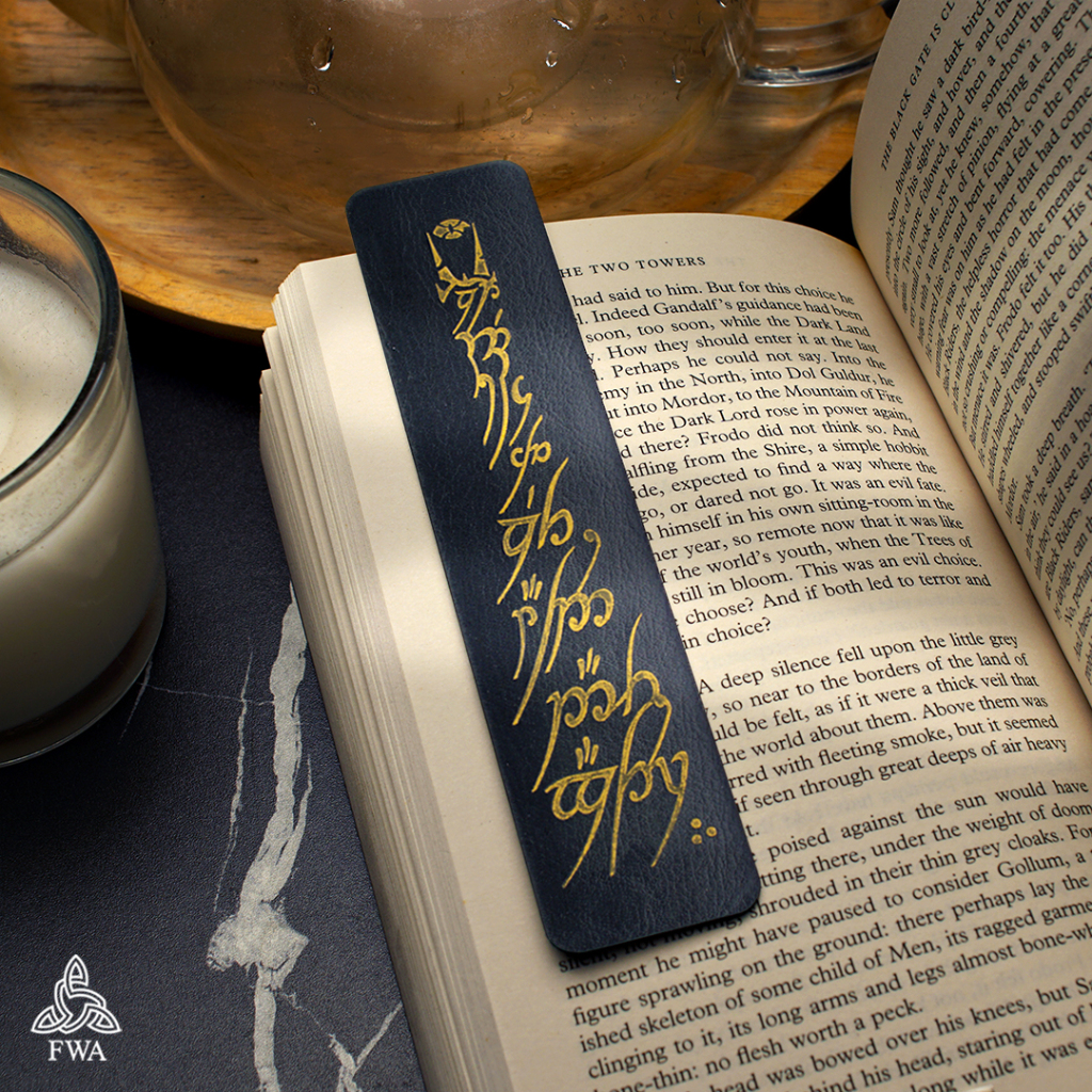 Bookmark FWA Chúa Nhẫn chất liệu da