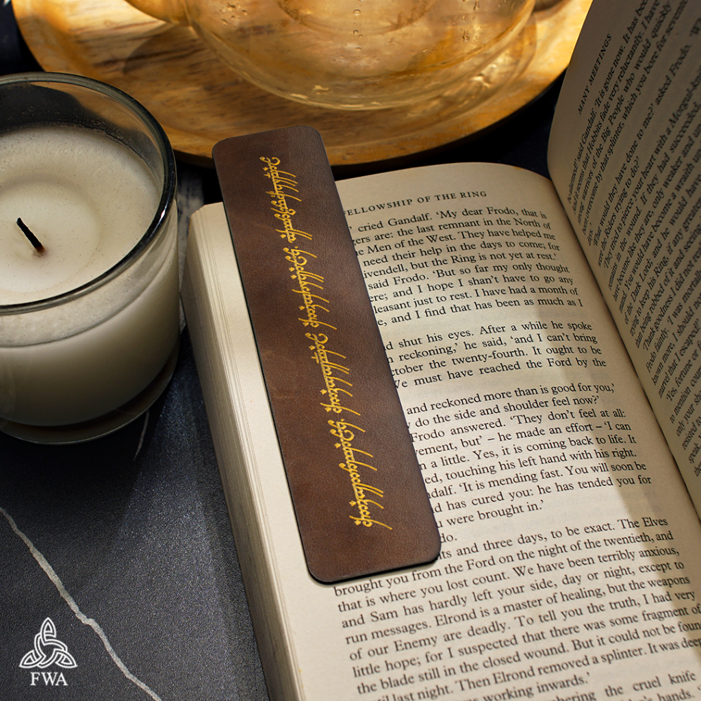 Bookmark FWA Chúa Nhẫn chất liệu da