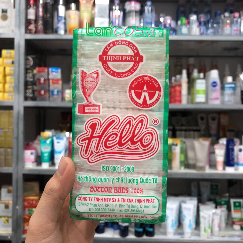 Tăm bông gòn Hello Thịnh Phát Cotton