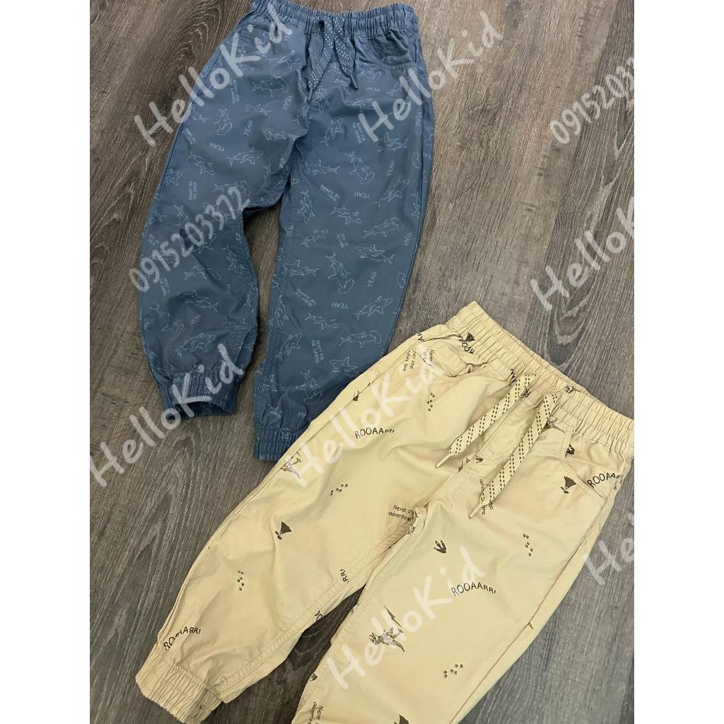 Quần jogger nhiều hình gzj cho bé