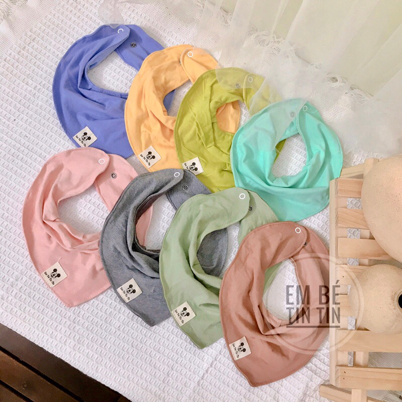 Yếm cổ cotton cho bé
