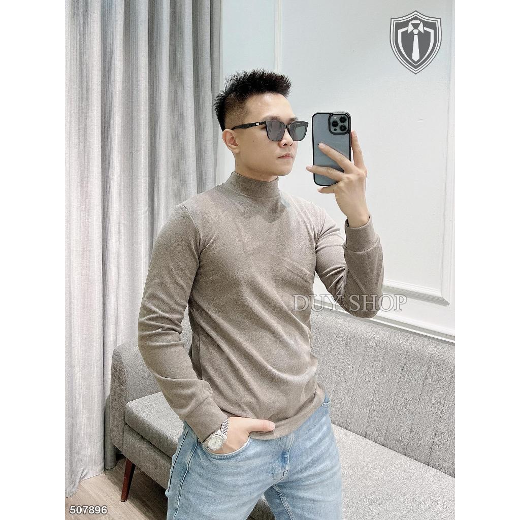 Áo giữ nhiệt cổ 3cm chất đẹp, cõ giãn, ấm áp 395 DUYSHOP Menswear