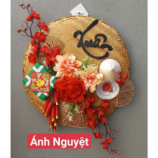 Mẹt tết, mẹt trang trí handmade, mẹt trang trí