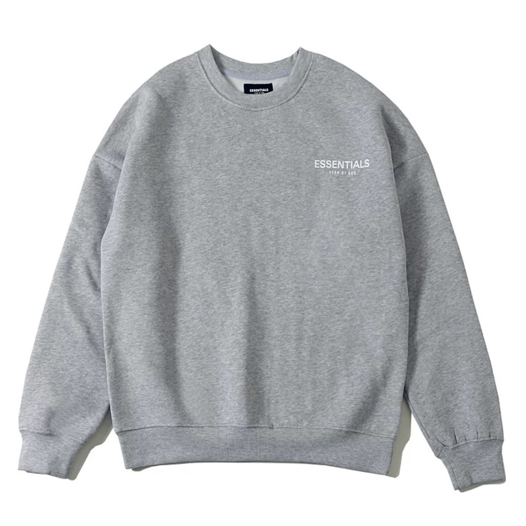 Áo sweater Essentinal 951 chính hãng khoác nỉ dài tay unisex, Áo swt Adidas nam nữ form rộng Latizia.vn