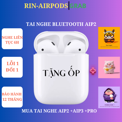 Tai Nghe Bluetooth Không Dây, Pro 2, Pro 1, AP3, AP2, Cao Cấp Định Vị Đổi Tên Tự Động Kết Nối Cảm Ứng, Bảo Hành 12 Tháng