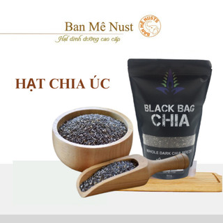 Hạt Chia Úc Organic Chia Seeds Túi Đen 500 gam