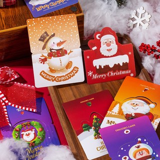 Thiệp giáng sinh ghi lời chúc mừng kỷ niệm noel merry christmas