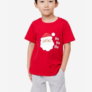 Áo thun Noel bé gái bé trai Pisaro Kids, Áo phông cộc tay trẻ em vải cotton 100% mềm mịn
