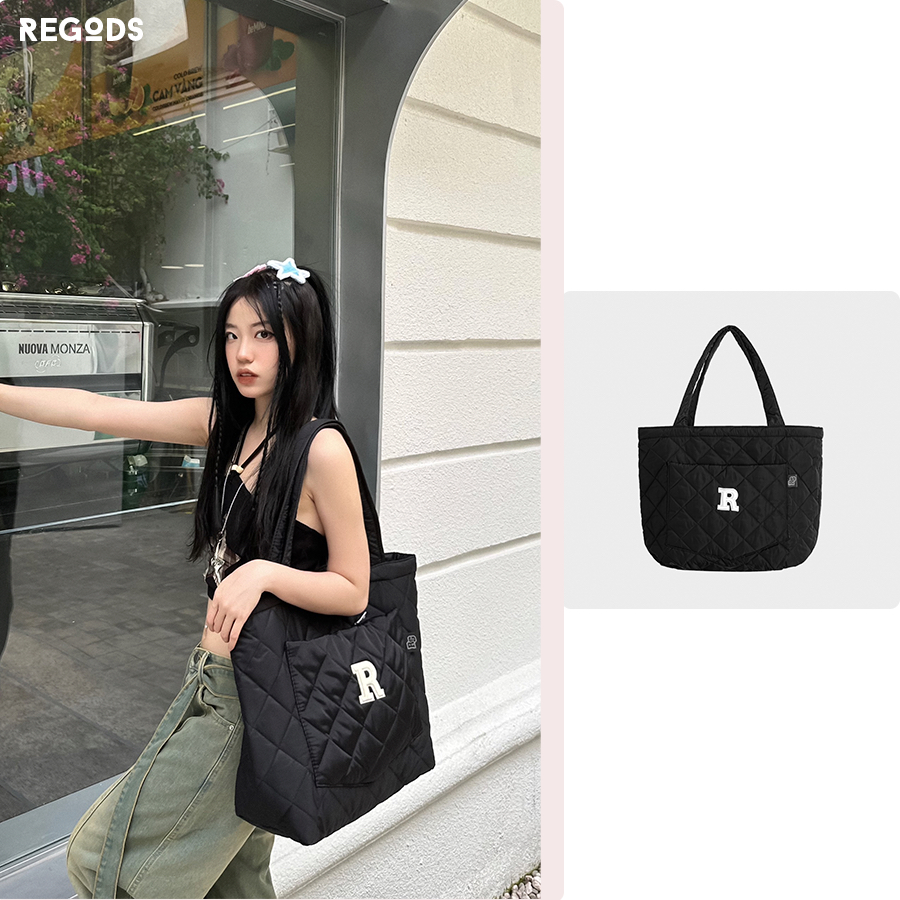 Túi Tote phao Oversized Puffer Bag Regods