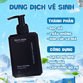 [Bộ Quà Tặng] - Combo tắm gội LỊCH LÃM Rhys Man