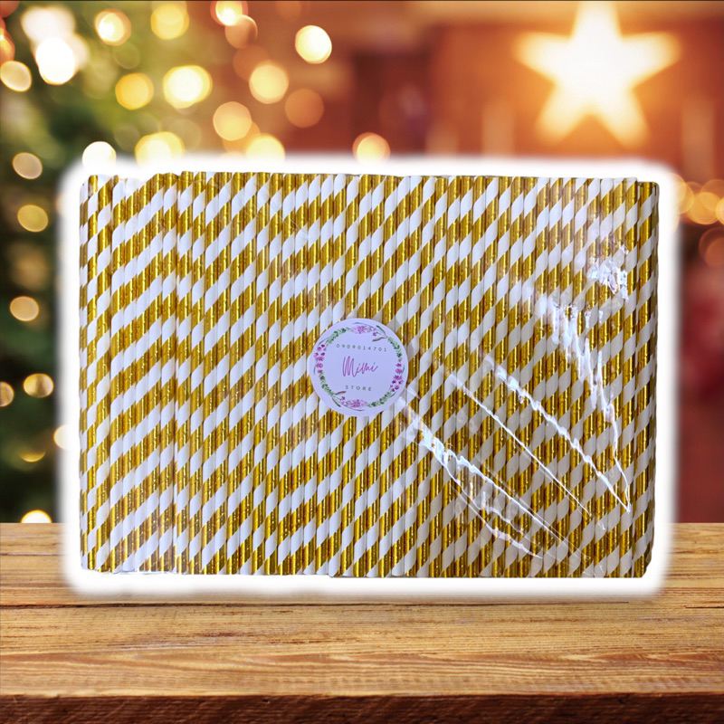 🎊🎉500 ỐNG HÚT GIẤY TRANG TRÍ ĐỦ MÀU XINH XẮN