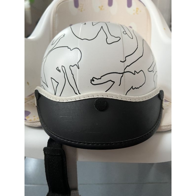 Nón sơn chính hãng đã qua sử dụng! họa tiết lướt ván trắng