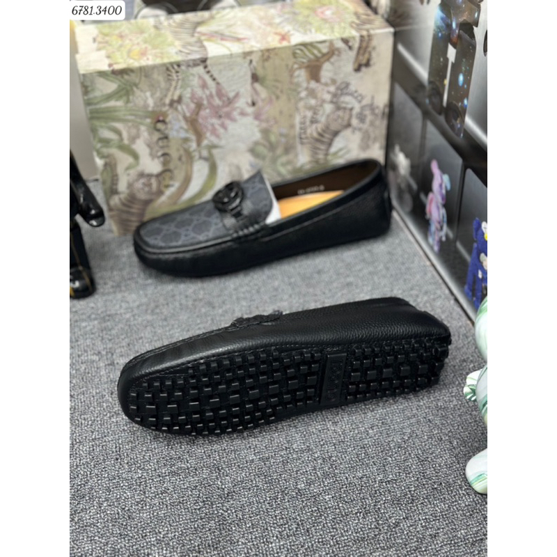 Giày lười nam Gc mũi ngắn mẫu mới thu đông 2023