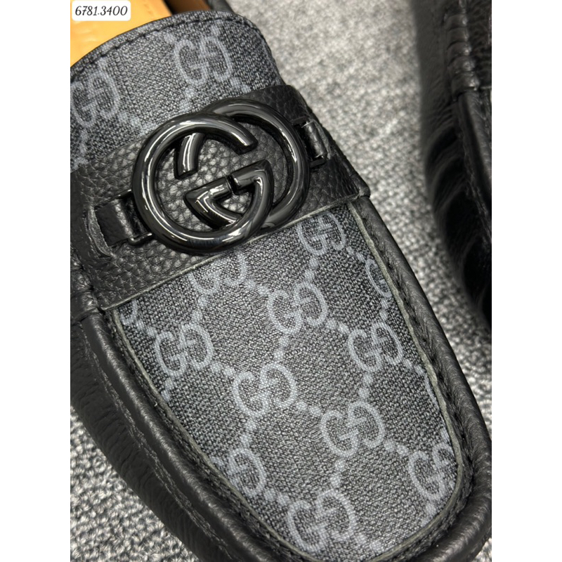 Giày lười nam Gc mũi ngắn mẫu mới thu đông 2023