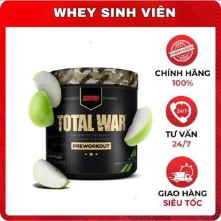 [Chính hãng]  REDCON1 TOTAL WAR Pre Workout Tăng Sức Mạnh Cơ Bắp Tăng Hiệu Suất Buổi Tập 30SER - Usa