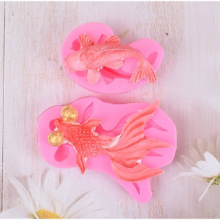 Khuôn rau câu silicon 3D - Mẫu Con Cá
