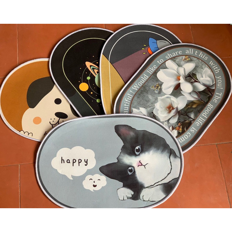 THẢM CHÂN 3D hình thú ngộ nghĩnh siêu đáng yêu