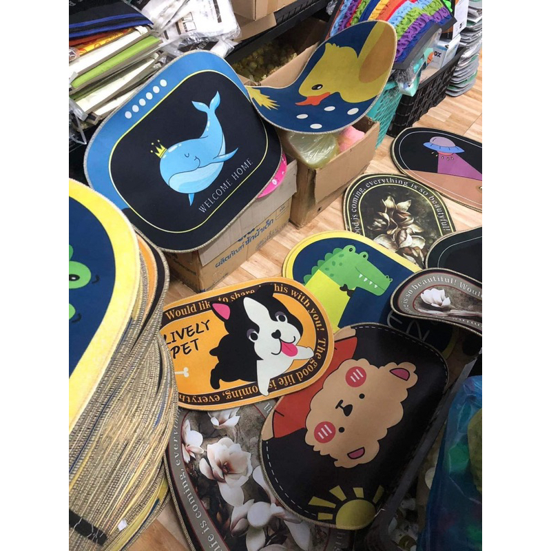 THẢM CHÂN 3D hình thú ngộ nghĩnh siêu đáng yêu