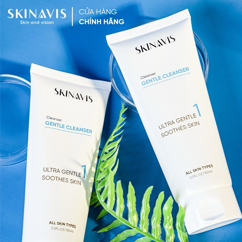 Sửa Rửa Mặt Skinavis & Fixderma Non Drying Cleanser - Làm sạch sâu dịu nhẹ cho da nhạy cảm 150ML-60G