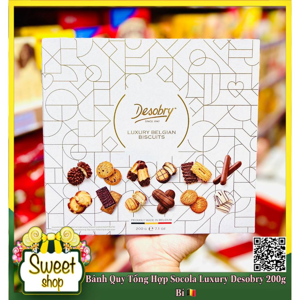 Bánh quy tổng hợp socola Luxury Desobry 200gr