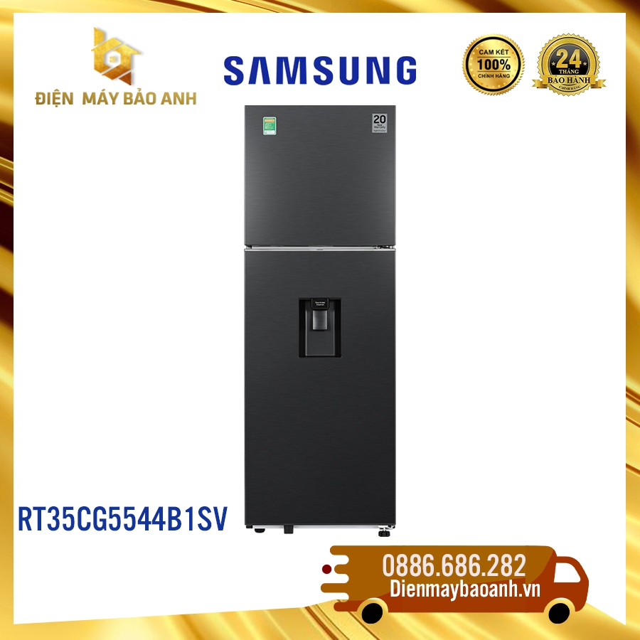 Tủ lạnh Samsung 345 lít RT35CG5544B1SV Inverter – lấy nước ngoài, Bảo hành chính hãng 24 tháng