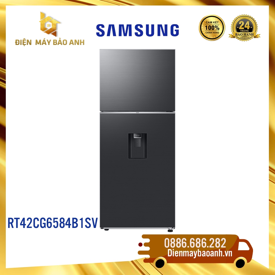 Tủ lạnh Samsung 406 lít RT42CG6584B1SV – Model 2023, Bảo hành chính hãng 24 tháng tại nhà