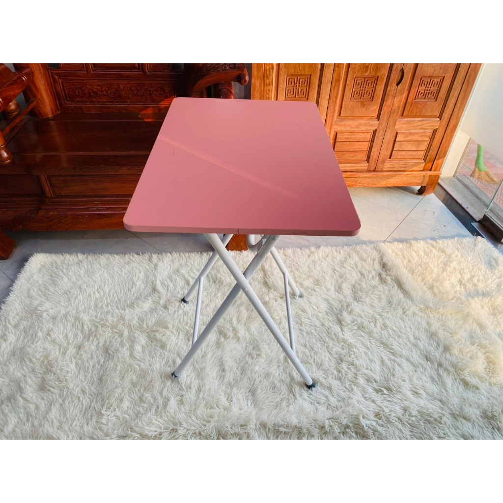 Bàn học chân cao 73cm gấp gọn kích thước 40/60