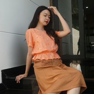 ÁO RÚT DÂY EO cotton- linen