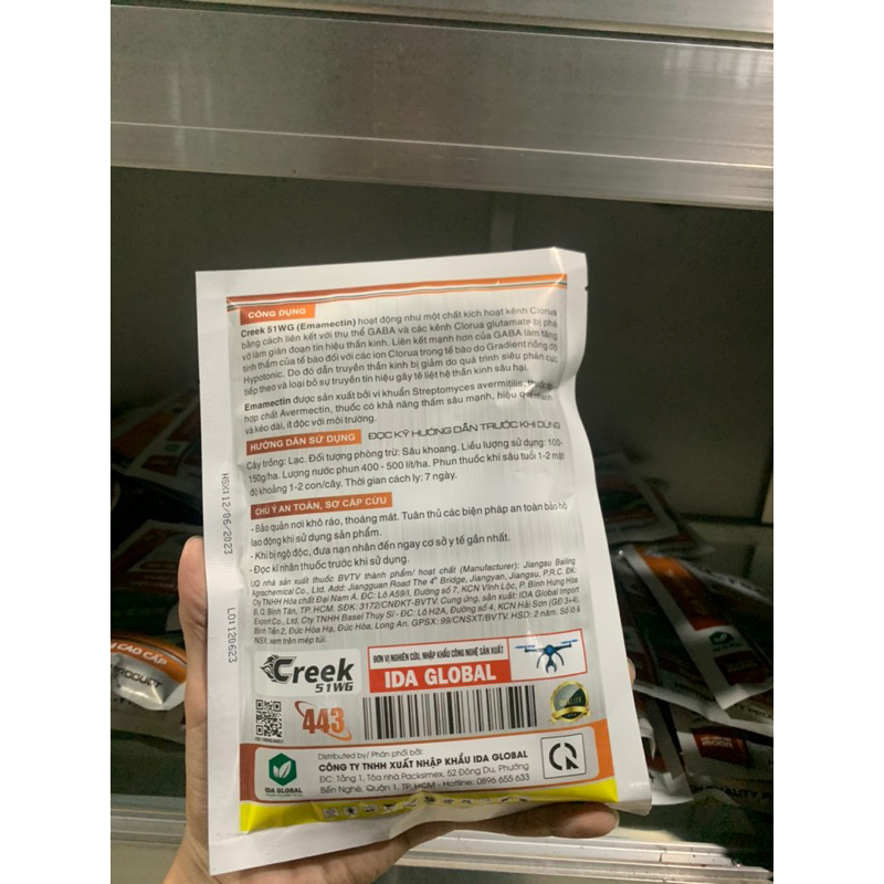 Creek 51wp - Gói 150gr - Dạng Cốm