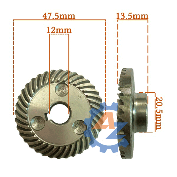 Bộ nhông bánh răng mài MAKITA 9553 9556