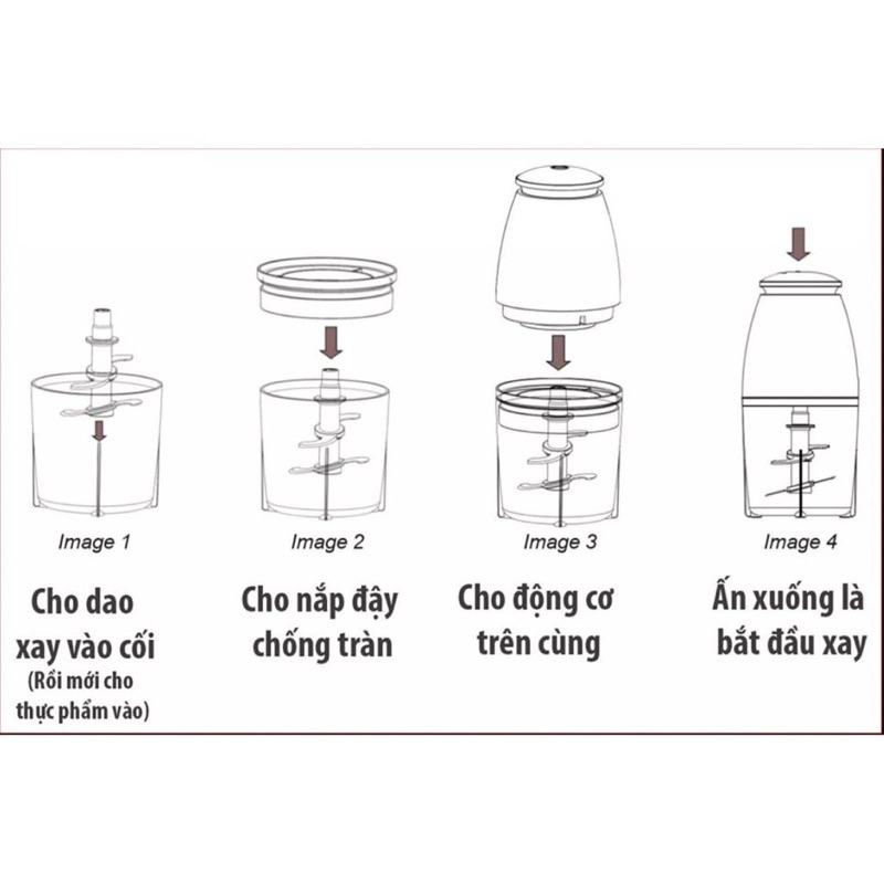 Máy xay sinh tố xay thịt cá xay đá chính hãng Oasaka mẫu mới