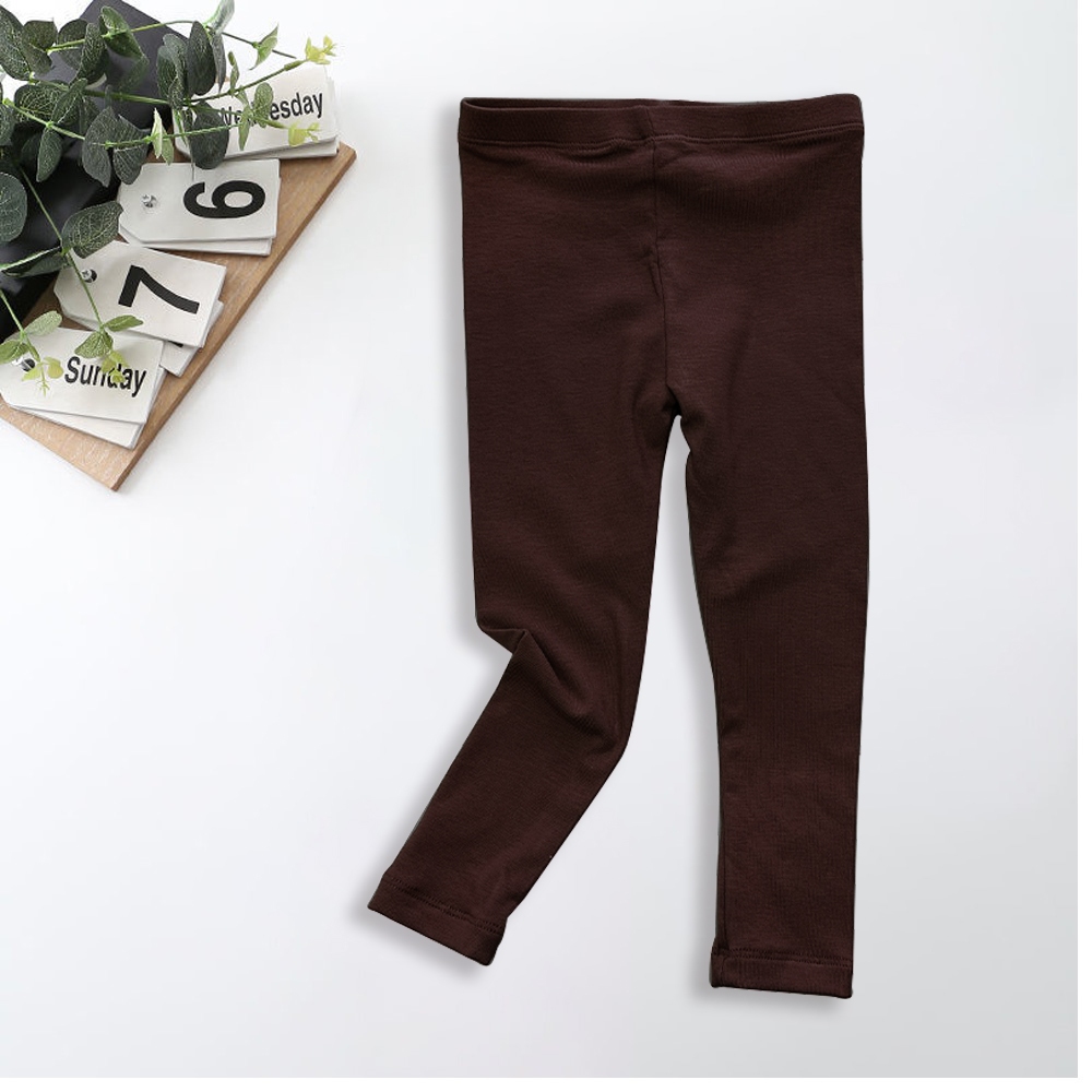 Quần Legging Dài Zip Lông Thu Đông Bé Gái BaByBoo- PiBo Store-T1