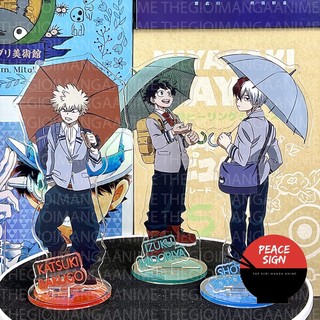   TẶNG KÈM CARD  Mô hình BOKU NO HERO ACADEMIA ver CHE Ô standee Học Viện Anh Hùng tượng mica acrylic in hình anime chibi 