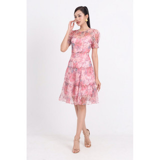 Đầm van hoa cao cấp Ivy moda