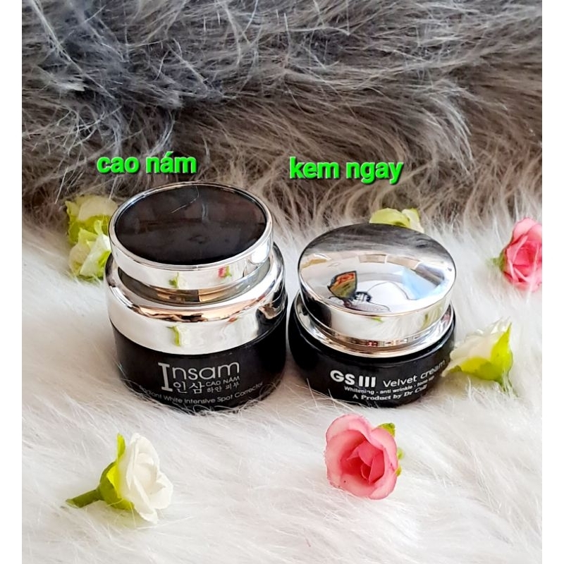 Giá sỉ bộ cao nám kem ngày , kem đêm, chống nắng serum