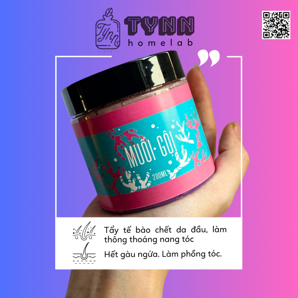Muối Gội Tẩy Tế Bào Chết Da Đầu Tynnyl 200ml