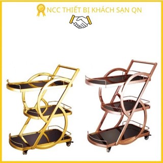 Xe đẩy phục vụ nhà hàng khách sạn, quán Bar nhiều mẫu đẹp sang trọng