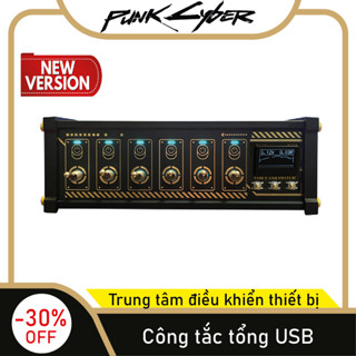 Công Tắc Tổng Punkcyber cấp nguồn cho thiết bị -Bộ Chia Nguồn cổng hub usb mở rộng