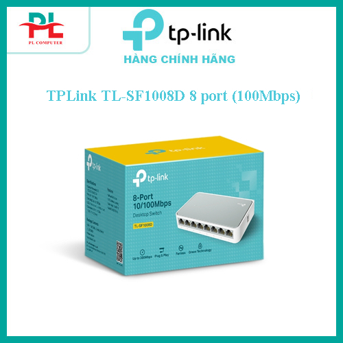 Switch TPLink TL-SF1008D 8 port (100Mbps) - Hàng chính hãng