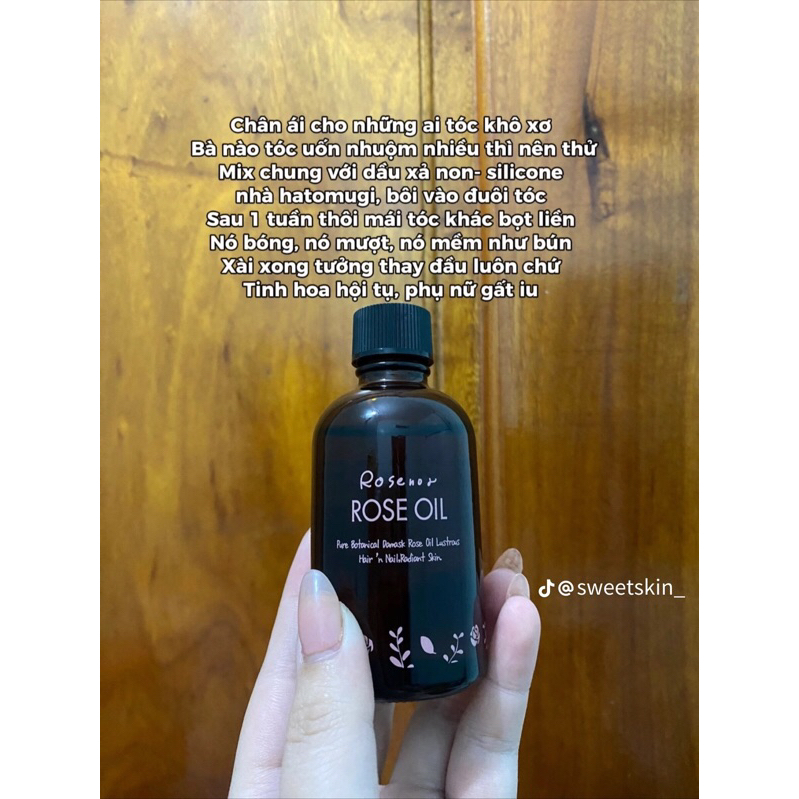 Dầu dưỡng tóc Botanical Rose Oil Nhật Bản 60ml