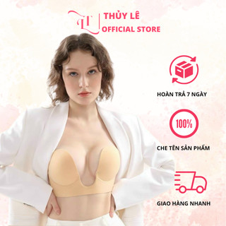 Áo ngực dán chữ U khoét ngực sâu bám dính tốt, cực kỳ tiện dụng mặc đầm hở lưng, cúp ngực, khoét ngực sâu