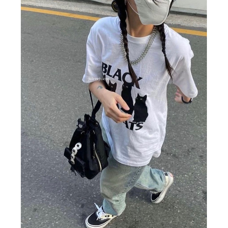 Áo phông mèo đen BLACK CATS VIVASTUDIO