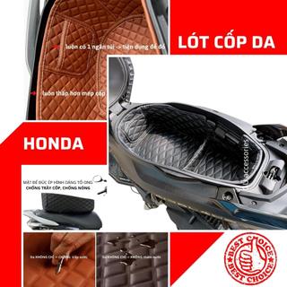 Lót cốp chống nóng xe máy HONDA AIRBLADE AB Mới chất liệu da cao cấp thiết kế hiện đại sang trọng có may ngăn túi GU