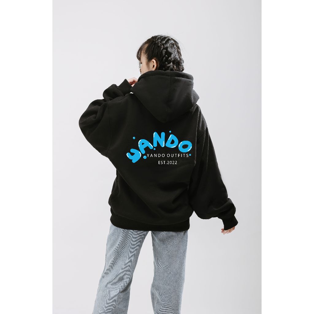 Áo Hoodie Form Rộng Unisex YANDO OUTFITS N57 Losto Nỉ Cotton French Terry 350GSM Local Brand