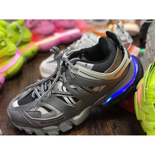 Giày thể thao xám đế đèn Cao Cấp( ảnh chụp thật tại shop, đủ phụ kiện)
